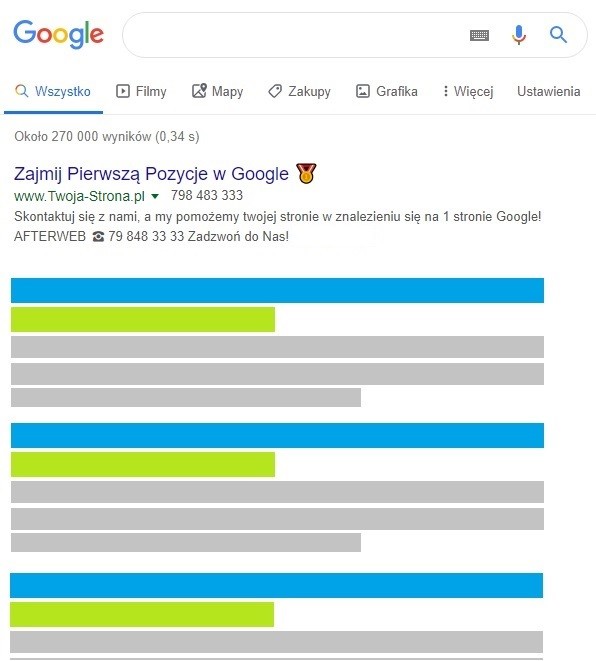 pozycjonowanie stron internetowych w Google Gdańsk