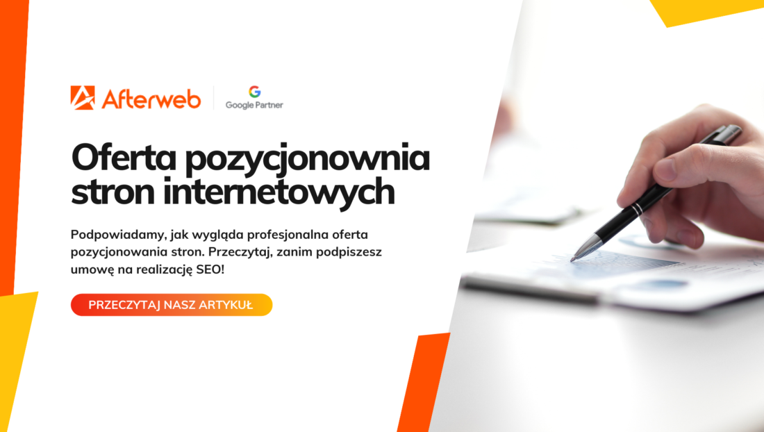 Oferta pozycjonowania strony Internetowych w 2023