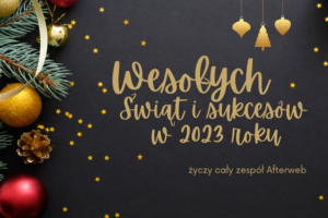 Wesołych świąt i samych sukcesów w 2023 roku