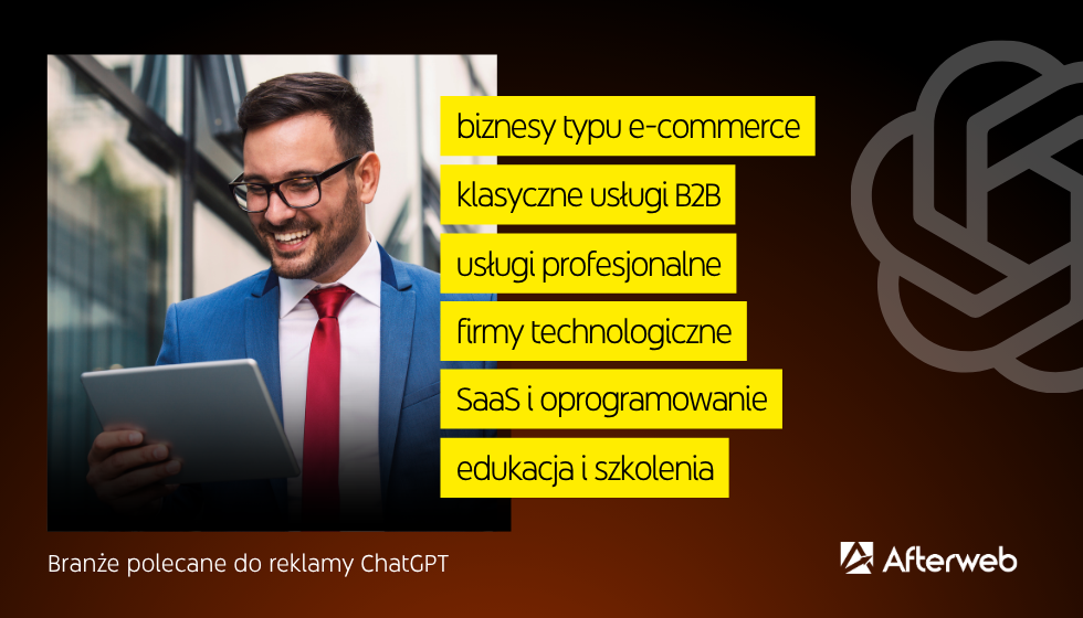 ChatGPT - branże, którym szczególnie poleca się inwestycję