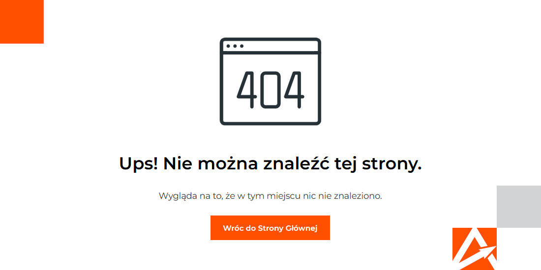 Błąd 404 w przeglądarce Google Chrome