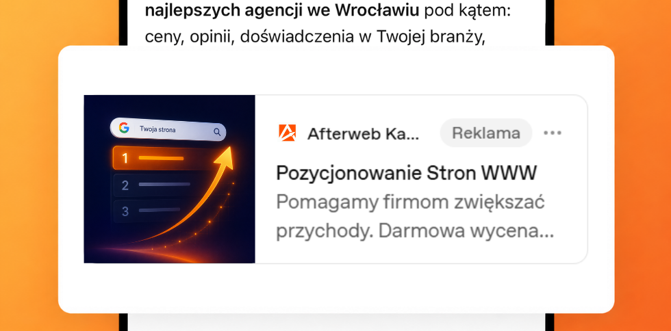 Reklama w ChatGPT - przykład