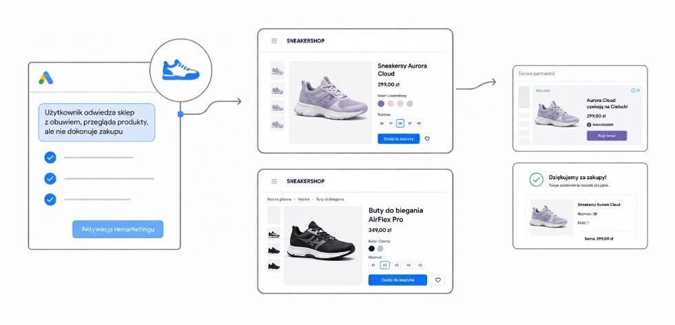 Remarketing sklepu internetowego - przykład