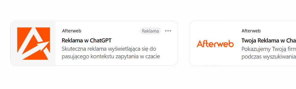 Reklama w ChatGPT
