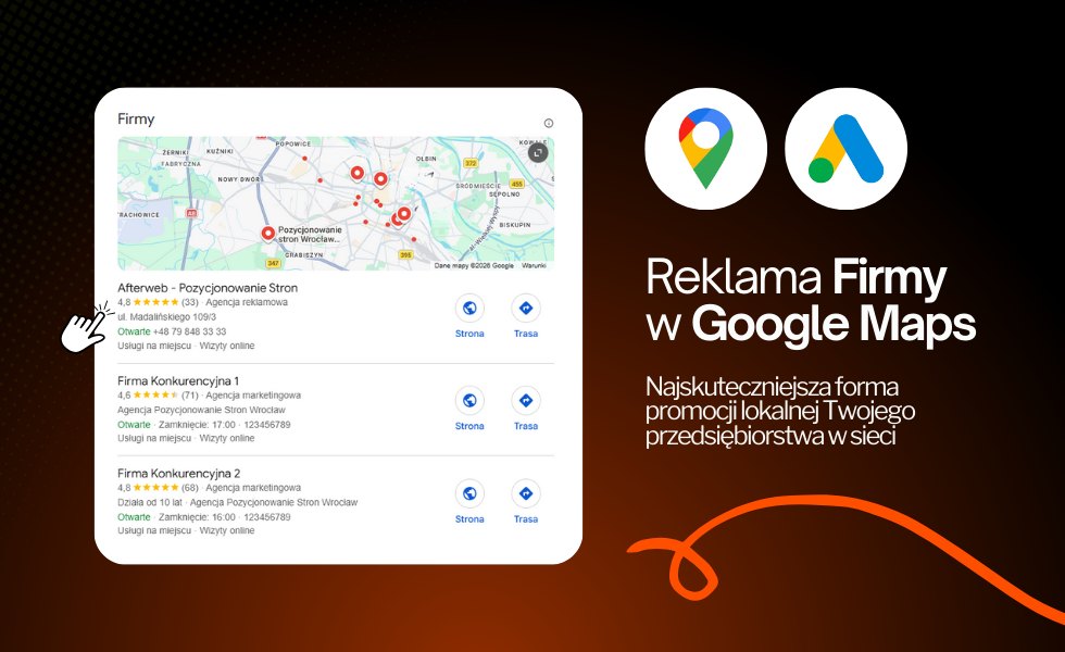 Reklama firmy w Google Maps