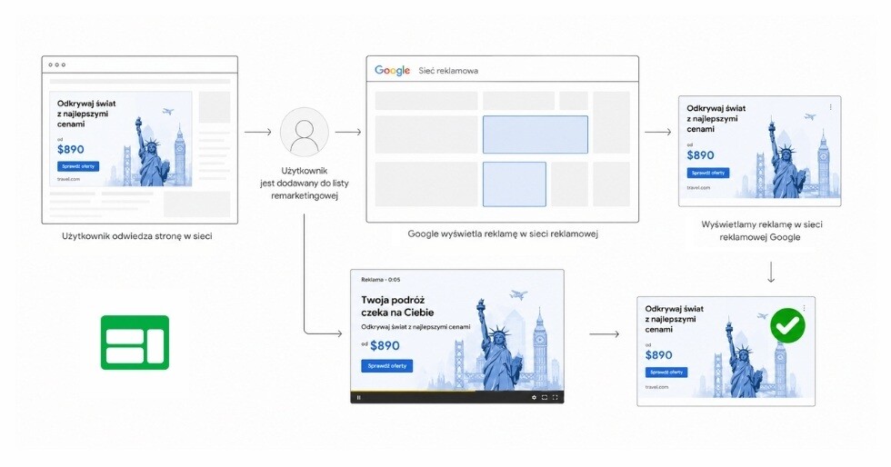 Remarketing w sieci reklamowej Google