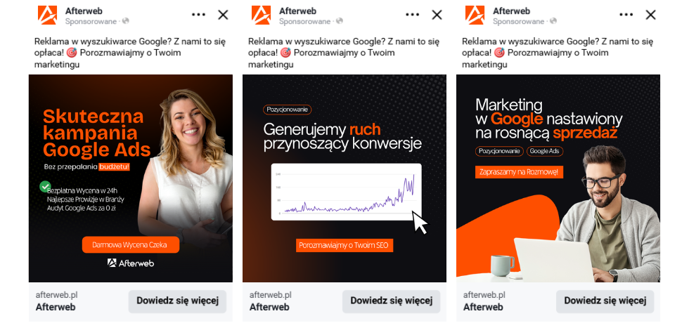 Media społecznościowe - reklama dla Afterweb