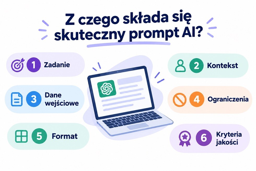 Sześć elementów dobrego promptu