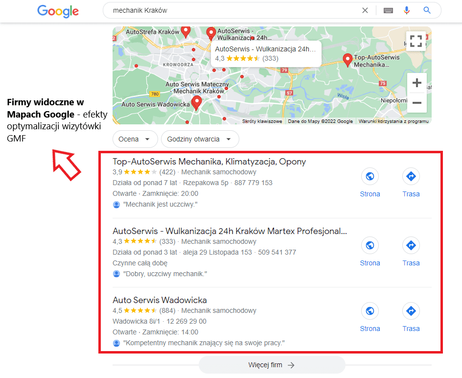 Reklama w Mapach Google