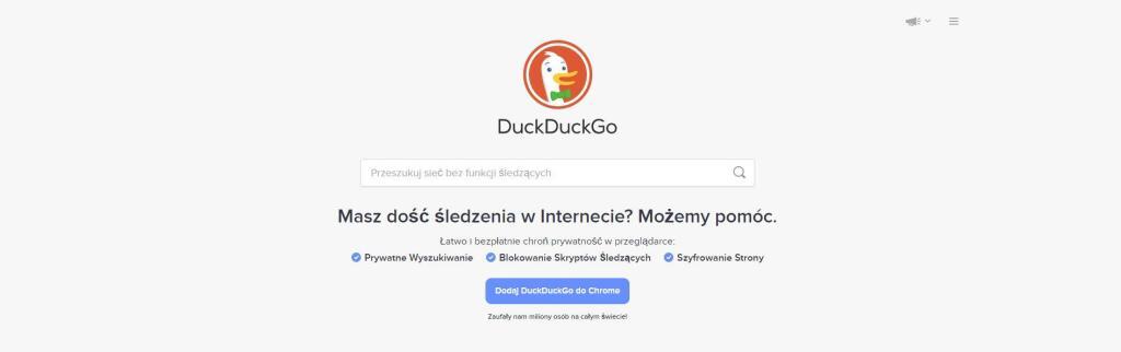 wyszukiwarka DuckDuckGo