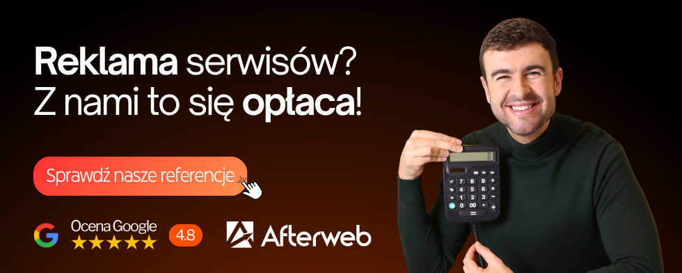 Zacznij współpracę ze specjalistami! Kliknij i sprawdź nasze referencje Referencje firmy Afterweb